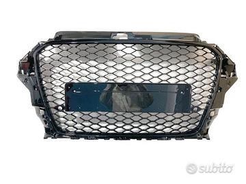 Griglia anteriore Audi a3 8V 12-16 RS3 Nera Lucida