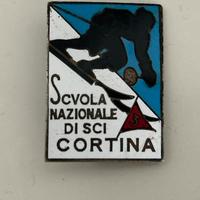 Medaglia spilla Cortina