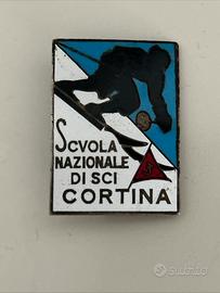 Medaglia spilla Cortina