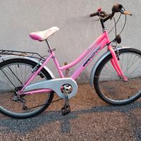 Bici per bimba, 7-12 anni, ruote da 24"