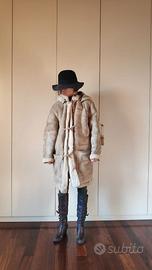 montone shearling giaccone cappotto giacca