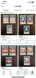 Carte varie yugioh ( prezzi in foto )