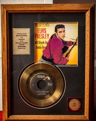 Dischi d'oro Elvis Presley memorabilia originale