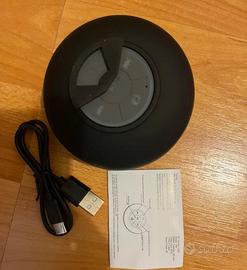 Cassa bluetooth impermeabile con ventosa