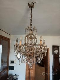 Lampadario chandellier a goccia 6 luci
