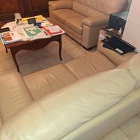 coppia divani Chateau D'Ax in vera pelle