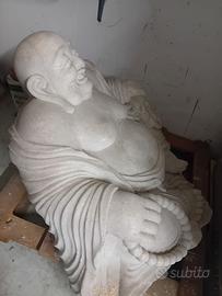 Budda che ride ,in pietra