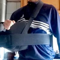 Tutore post operatorio cuffia dei rotatori