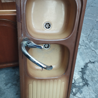Lavabo due vasche per cucina