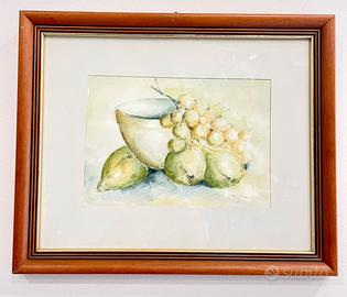 Coppia acquerelli firmati Arturo Franzosini