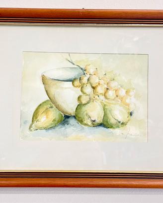 Coppia acquerelli firmati Arturo Franzosini