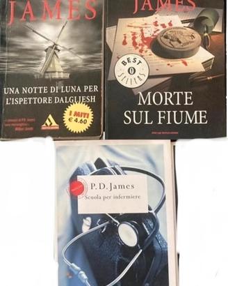 Lotto 3 libri P.D. James gialli thriller Mondadori
