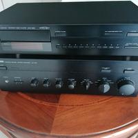 Amplificatore Yamaha AX-490 e Lettore cd CDX-590