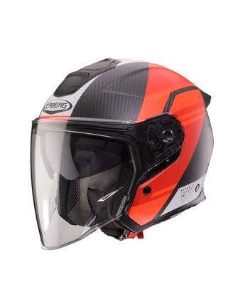 CASCO JET CABERG Flyon II Matt Carbon ADDICT 95 Ca
