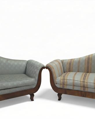 Coppia di chaise longue in stile Napoleone III