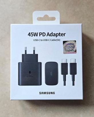 Caricabatterie Samsung PD 45W EP-TA845 Nero NUOVO