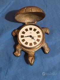 Melux Orologio Sveglia A Forma Di Tartaruga Vint.
