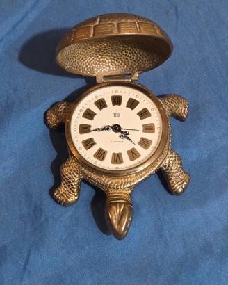 Melux Orologio Sveglia A Forma Di Tartaruga Vint.