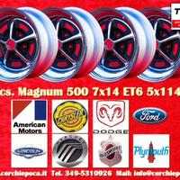 4 Cerchi Magnum 500 7x14 ET6 PCD 5x114.3