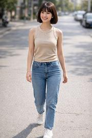 Canotta Amisu Beige - Nuova