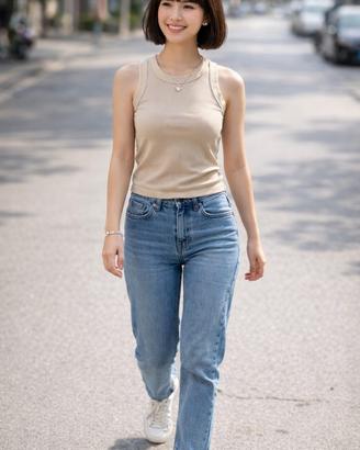 Canotta Amisu Beige - Nuova