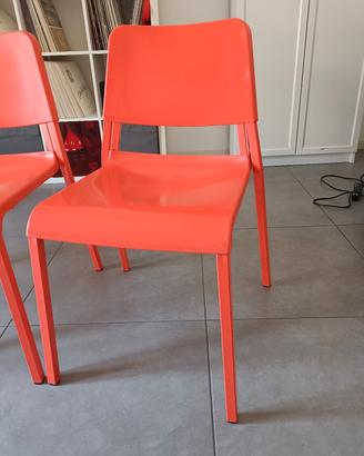 N.3 Sedie  Ikea rosse 