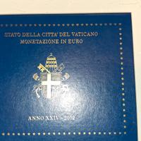Serie euro Vaticano 2002 Divisionale Papa Giovanni
