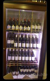 Vetrina refrigerata per vini con luce interna