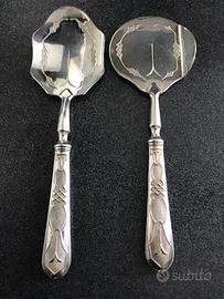 Due pezzi vintage   Dolci con Manici Argento 800,