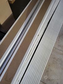 battiscopa  bianco mdf 220 x 75x13mm 