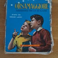 libro antico sussidiario Anni 60 Orsa Maggiore