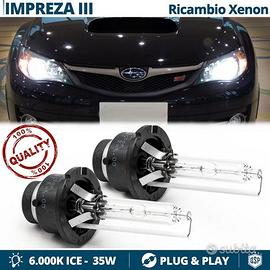 Lampadine ricambio xenon d2s per subaru impreza 3