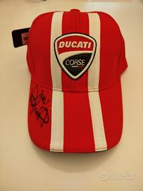 Cappellino Ducati autografo Valentino