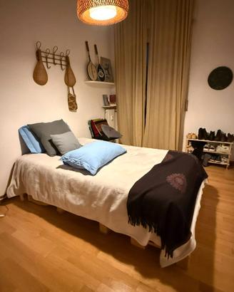 Letto in pallets con materasso incluso – Stile mod