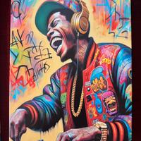 Quadri in tela stampata con telaio in legno