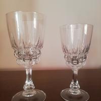 bicchieri in cristallo d'arques 