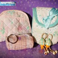 Cartoleria Vintage1980 Borsellino Cotone Fermacoda