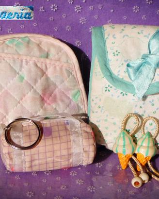 Cartoleria Vintage1980 Borsellino Cotone Fermacoda