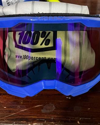 Maschera motocross bimbo 100%