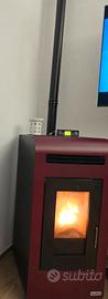Stufa a pellet Ecofox 12,5 kW con accessori 