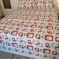 Lenzuolo matrimoniale in pezzi 4 hand made.