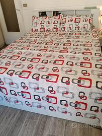 Lenzuolo matrimoniale in pezzi 4 hand made.