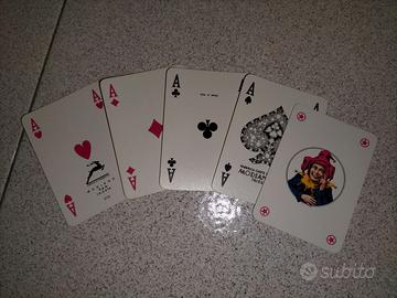 Mazzo carte da poker Modiano vintage plastificate