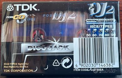 Lotto 8 audiocassette TDK DJ2 50 Type 2