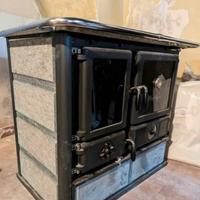 Termo stufa cucina a legna NORDICA “Termo Rosa”