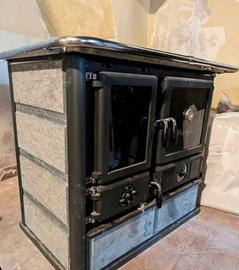 Termo stufa cucina a legna NORDICA “Termo Rosa”