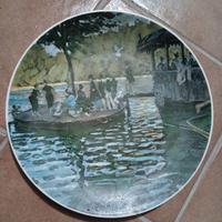 Piatti con dipinti impressionisti