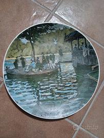 Piatti con dipinti impressionisti