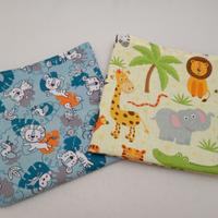 set di due tovaglioli bambini 