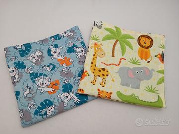 set di due tovaglioli bambini 